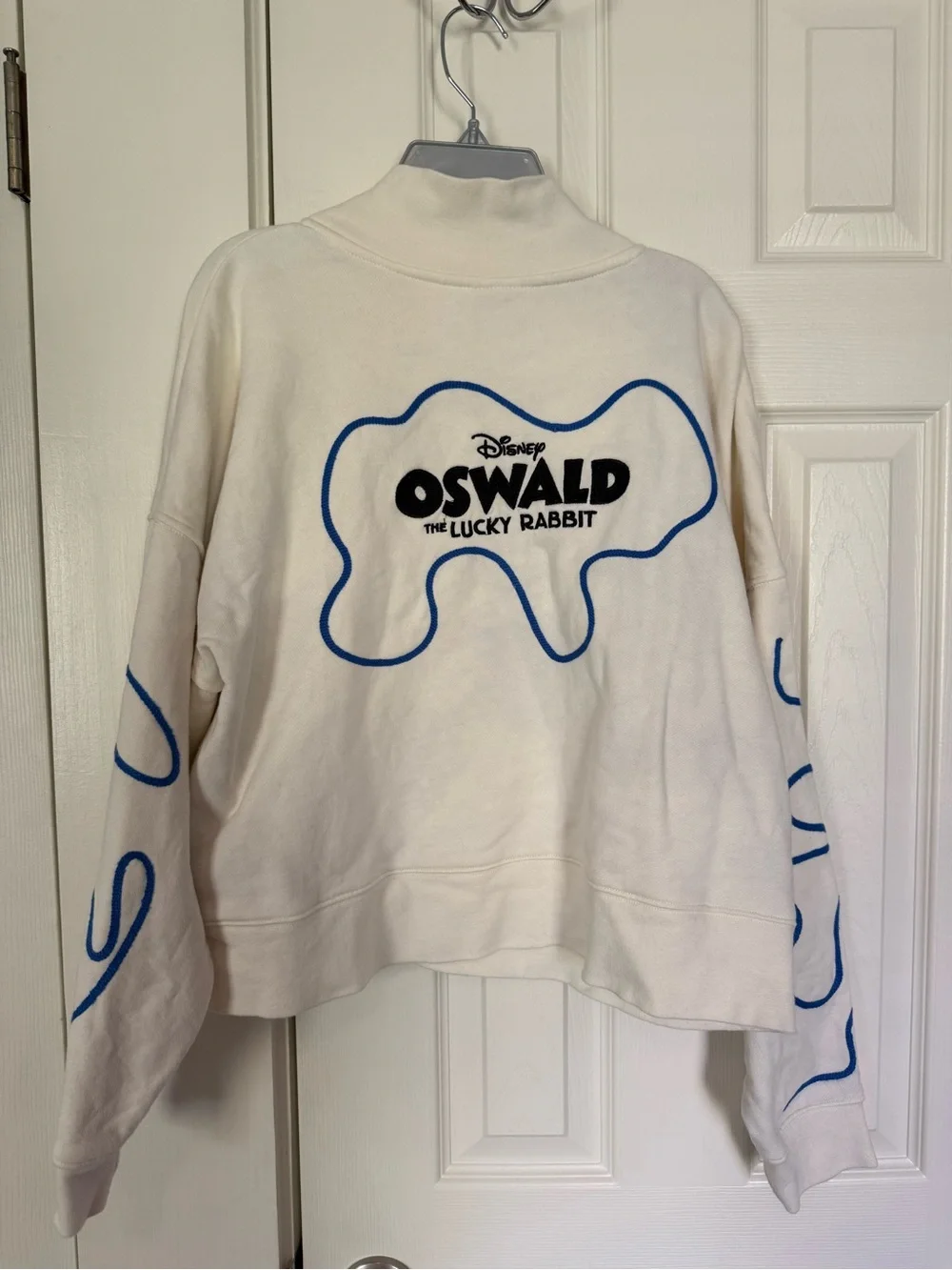 EUC Disney Parks Oswald Cowlneck Cream Sweater worn once